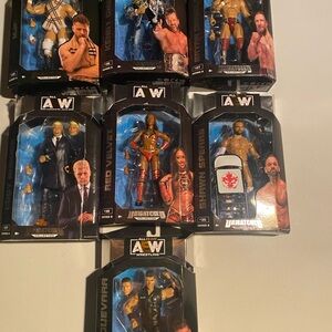 AEW Unmatched Series Action Figures Set